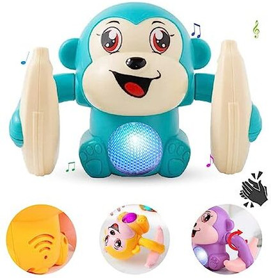 hda group Musical Crawling Monkey Toy(Multicolor)