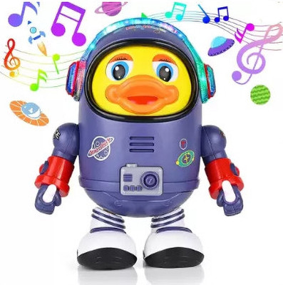 Tenmar Duck Toy Musical Interactive Duck Toy Electric Toys(Blue, Yellow)