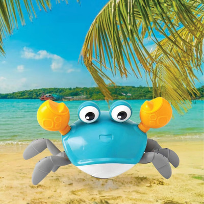 TRIMMO Musical Crawling Crab Baby Toy with LED Lights for Babies, Toddlers and Kids(Multicolor)