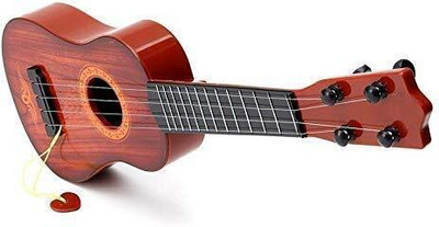 K.D Tinytots 4-String Acoustic Music Learning Toys Musical Instrument Educational Guitar(Multicolor)