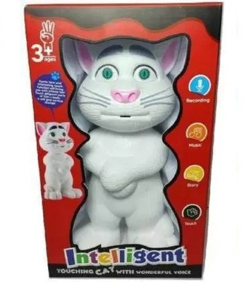 RSA enterprises Talking Tom Cat with Touch Recording Story Rhymes and Songs(Multicolor)