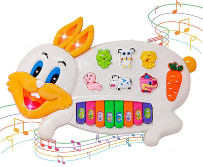 RIGHT SEARCH Rabbits Musical Piano with Wonderful Music Toy(Multicolor)