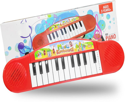 RIGHT SEARCH Mini Musical Piano 22 Keys Keyboard Battery Operated Toy for Kids(Red)