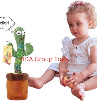 hda group Musical Dancing Toy Cactus(Multicolor)