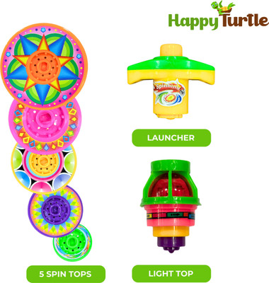 Happy Turtle Suspended Wind Spinner(Multicolor)