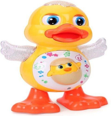 Just97 Dancing Duck with Music Flashing Lights and Real Dancing Action_283(Yellow)