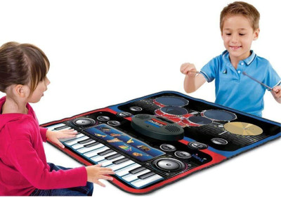 YLOCART 2-in-1 Music Jam Mat, Music Learning Toy(Multicolor)