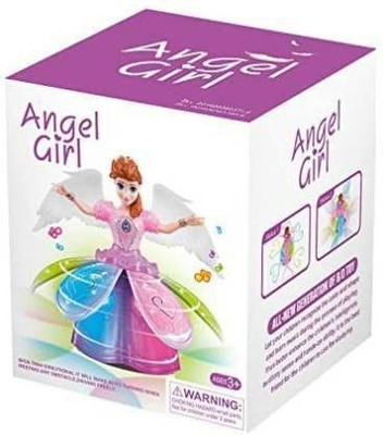 NISHCHAL Musical Angel Princess Toy Doll 360° Rotation Feature & 3D LED Lights-978(Multicolor)