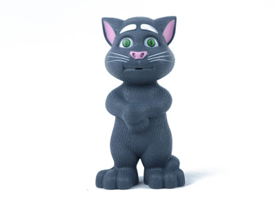 Aadrika Speaking Talking Tom Cat Toys For Kids(Grey)