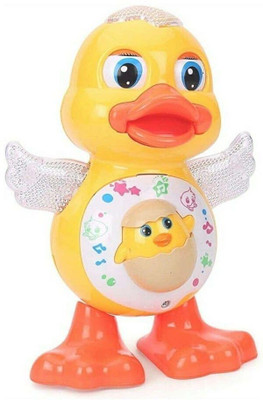Kid Kraze Dancing Duck with Music Flashing Lights and Real Dancing Action_271(Yellow)