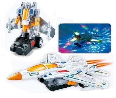 MY BABY LOVE A PERFECT CARE Transforming Aircraft & Robot 2 in 1(Multicolor)