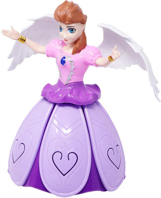 PARAM ENTERPRISE Dancing Doll Princess Musical 360 Degree Rotating Toy for Kids(Multicolor)