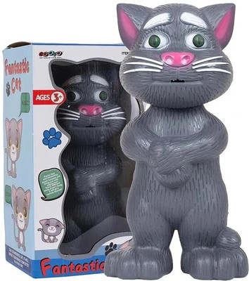 JSG funny talking tom cat musical toy for kids & babies(Grey)