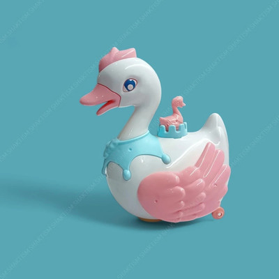 SH Enterprises Swan Duck, Duck Toy, Swan Duck with Egg Toy Music and Light for Kids(Multicolor)