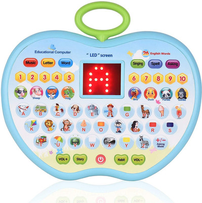 Aapaga LED Display and Fun Music Educational Learning Computer Mini Laptop Toy For Kids(Multicolor)