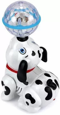 jmv Dancing Dog Toy with Reflected 3D Lights and Music (Multicolor)(Multicolor)