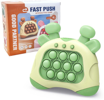 FunBlast Fast Push Intelligent Game – Pop Up Musical Toys for Kids,Infant Toys, Kids Toys(Green)