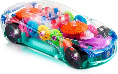 Signamio Rotating Transparent Concept Racing Car(Multicolor)
