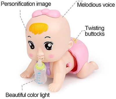 hda group Baby crwaling Toy(Multicolor)