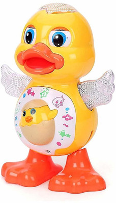 Sagar Enterprises Dancing Duck with Music, Flashing Lights and Real Dancing Action for Kids(Multicolor)