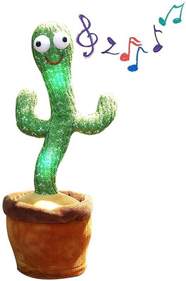 Galactic Talking Toy, Repeat++Dance+, Repeat What You Say and Sing Bluetech Cactus(Multicolor)