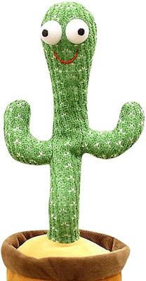 Tenmar cactus Toys Can Sing Wriggle & Singing Recording Repeat What You Say funny toy(Multicolor)