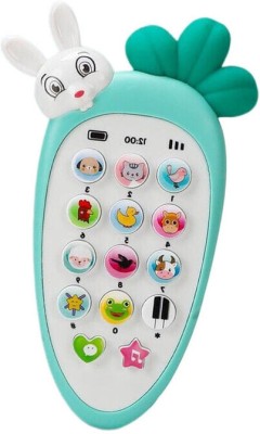 HappyBive Intelligent Rabbit Phone Musical Melody Animal Sound &Number Learning for KIds50(Multicolor)