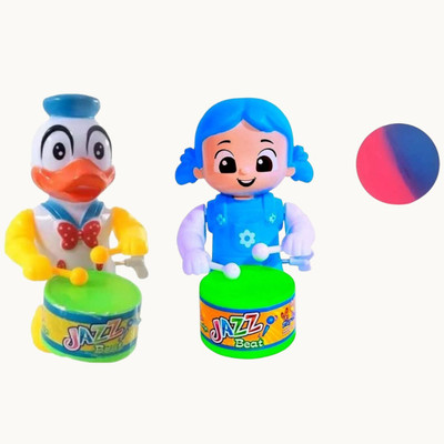 urmila enterprises New Baby girl Darmar Sound Toys Key-Operated duck baby multicolour(Multicolor)