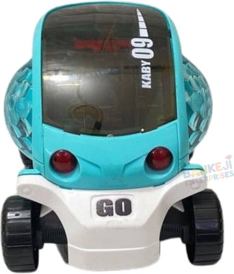 Banke Ji Enterprises Future 09 Musical Stunt Car Toy For Kids Rotate 360° With Flashing Light & Music(Multicolor)