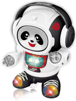 mega shine Panda Robot Toy for Children, All Direction Moving and Dancing(Multicolor)