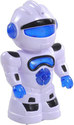 Bristro Store Intelligent Robot Learning Machine Dancing Toy with Lights & Music for Kid(White)
