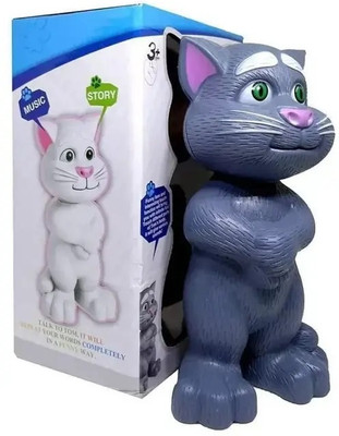 MS Siddhi Enterprises Talking Tom Toy for Kids Speaking Intelligent Touching and Mimicry Talking(Black)