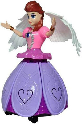 NISHCHAL Dancing Doll & Angel Girl Robot with Lights and Music (Multicolor)(Multicolor)
