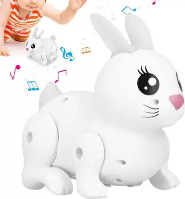 JOLARY Jumping Hopping Electronic Interactive Rabbit Toy for Kids(Multicolor)(Multicolor)