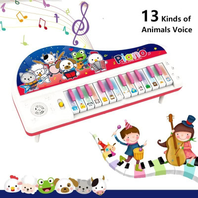 Bestie Toys Portable Multi-Function Electronic Keyboard Piano Attractive Musical Toys(Multicolor)