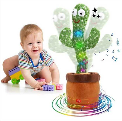 Kavya Enterprises Kids Dancing Cactus Toy(Green)