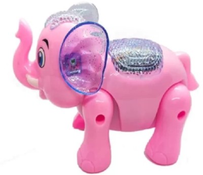 GAMINGMOOD Walking Elephant Moving Dancing Electric Toy Musical & Lighting Toy For Kids(Multicolor)