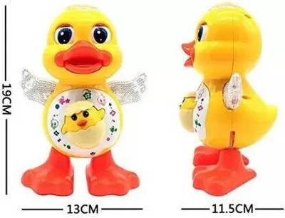 SNM97 Dancing Duck with Music Flashing Lights and Real Dancing Action_53(Yellow)
