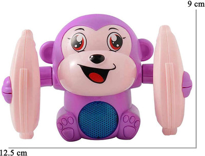 Bhive Battery Operated Voice Control Monkey Toy with Musical, Dancing,Spinning(Multicolor)
