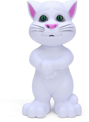 SNM97 Intelligent Talking Tom Cat With Wonderful Voice Recording, White(White)