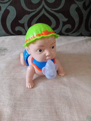 Toyvala Musical Crawling Baby Toy - Dazzling 3D Lights & Dynamic Sound-628(Multicolor)