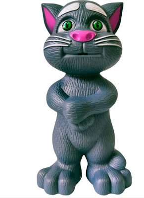 Tiny Tales Talking Tom Cat, Speaking(IND*708994) Robot Cat(Black)