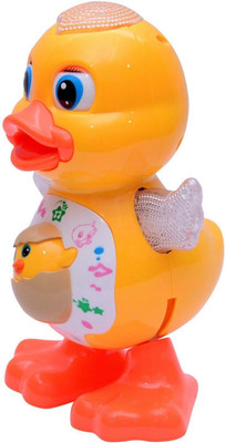 Mahi Zone Dancing Duck with Music Flashing Lights and Real Dancing Action_202M(Yellow)