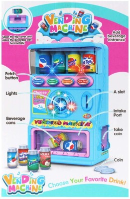 Bristro Store Vending Machine Toy for Kids with Light and Music Pack of 1 Set(Multicolor)