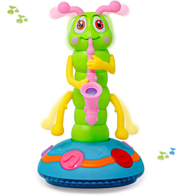NVF TOYS NVF Caterpillar Toy | Dance Musical Singing | Early Education Educational(Green)