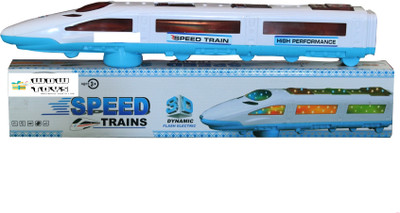 WOW toys EMU Speed Bullet Train with 3D light and train sound effect(Multicolor)
