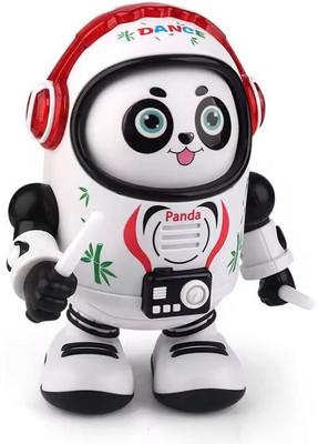 himanshu tex Swing and panda robot toy dancing and singing toys kids electric robot(Multicolor)