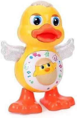 Mahi Zone Dancing Duck with Music Flashing Lights and Real Dancing Action_318M(Yellow)