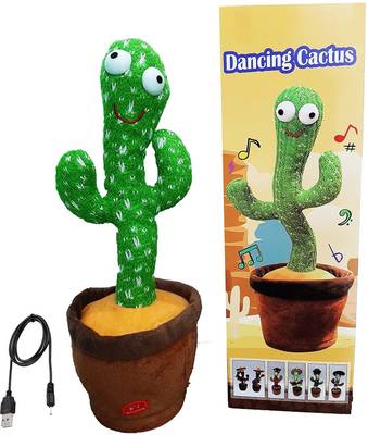 Sonpal Dancing Cactus Talking Toys for Girls & Boys with Charger | Gift for Babies
