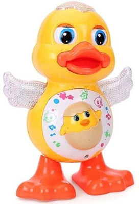 Kid Kraze Dancing Duck with Music Flashing Lights and Real Dancing Action_345(Yellow)